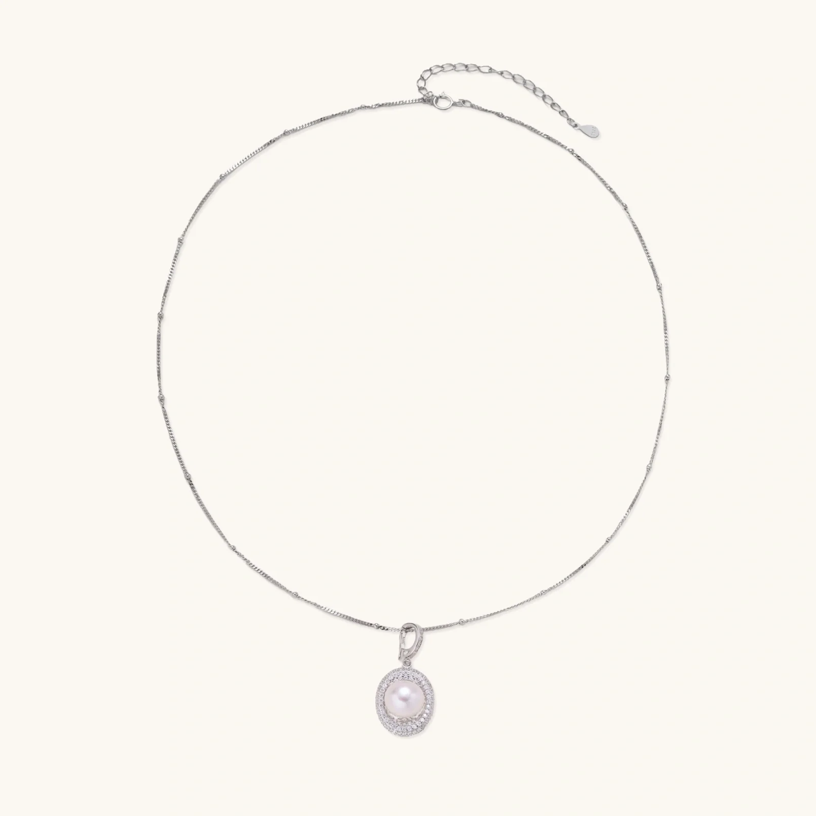 Pearl Halo Necklace - Image 4