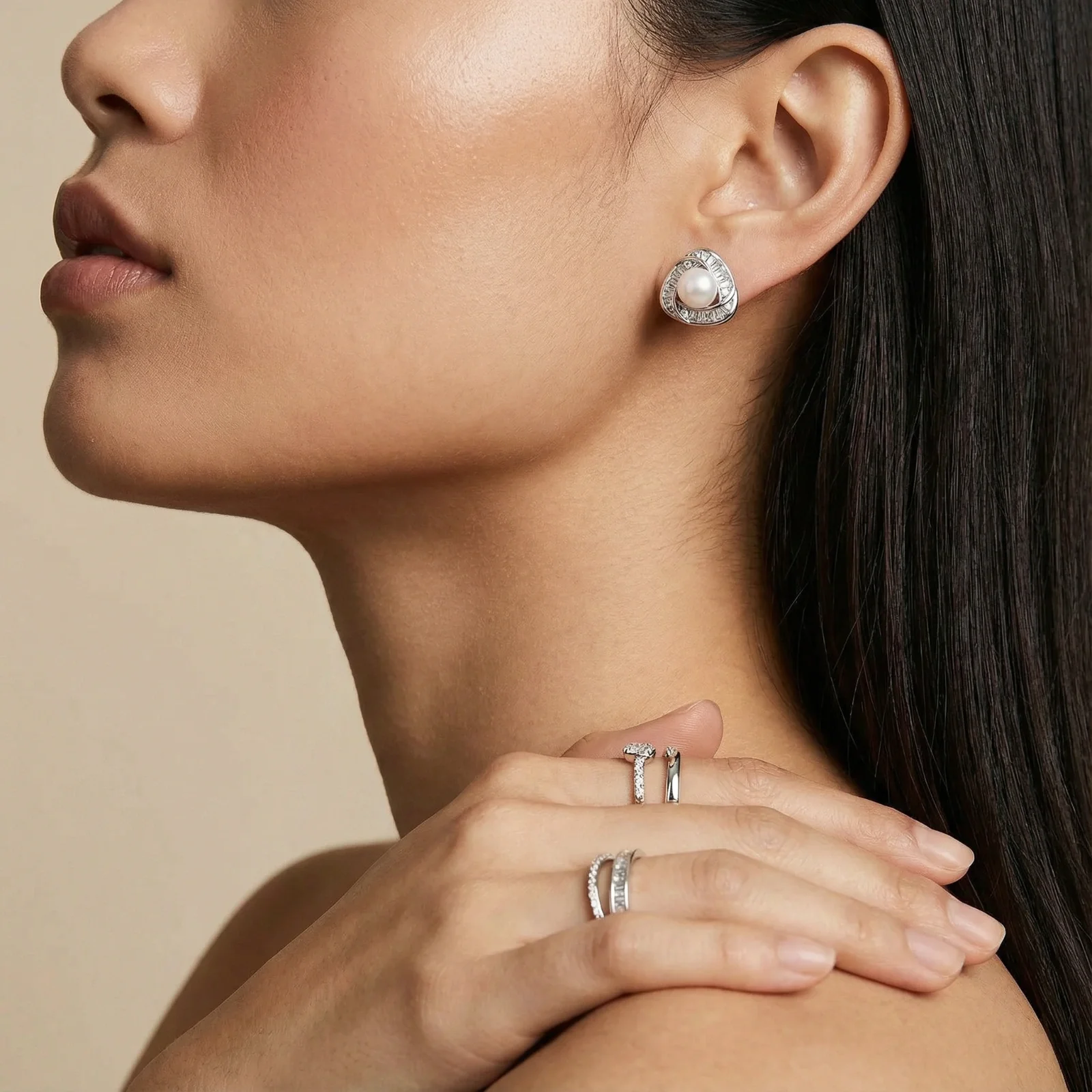 Luminous Pearl Triangles - Image 2