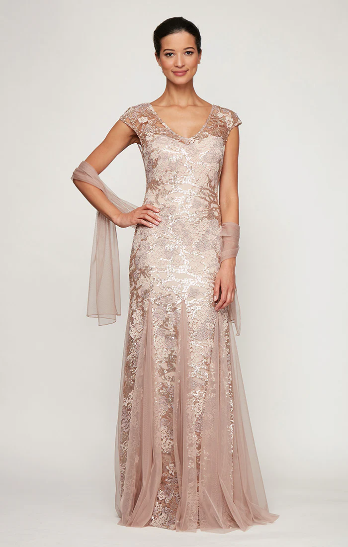 Petite - Emily Embroidered Fit and Flare Dress
