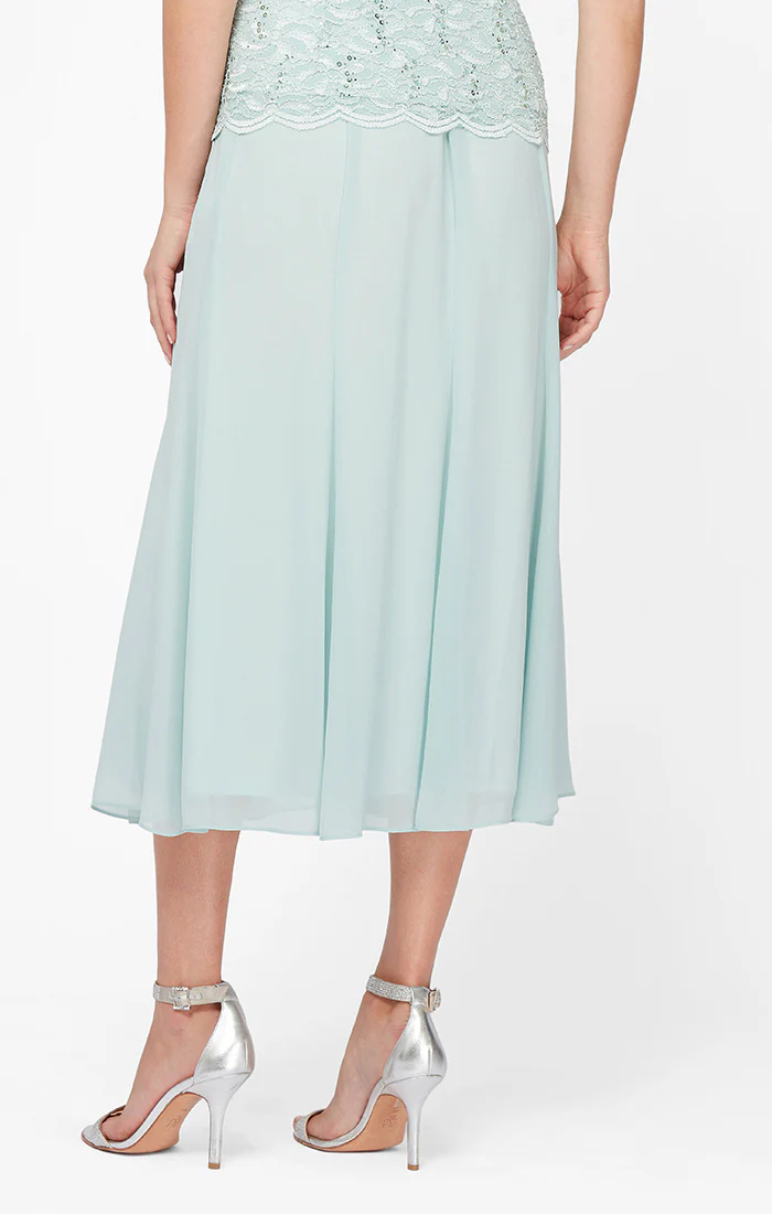 Petite - Chiffon Tea-Length Skirt - Image 2