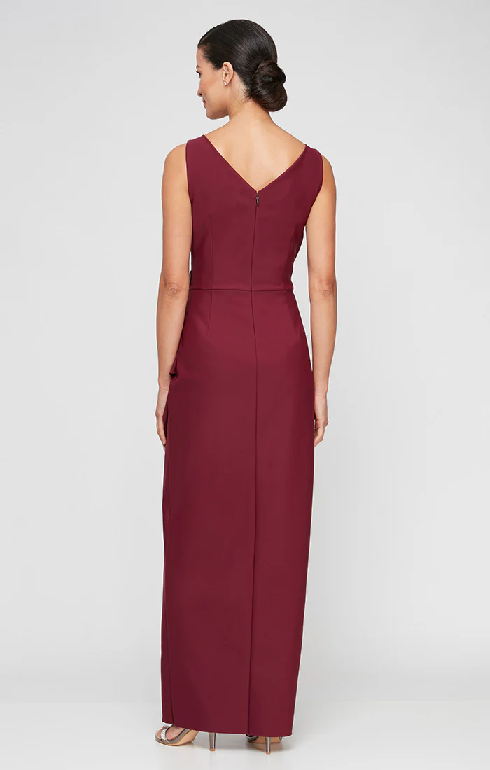 Petite Ava Sleeveless Contour Gown - Image 4