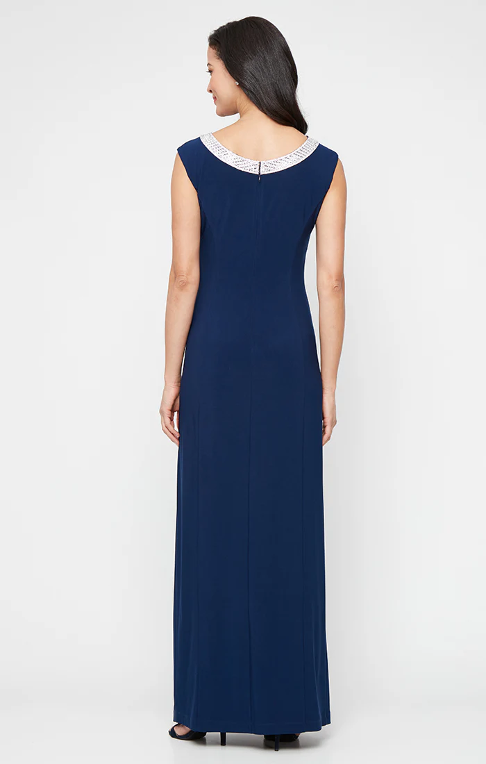 Petite Linda Jersey Column Gown - Image 3