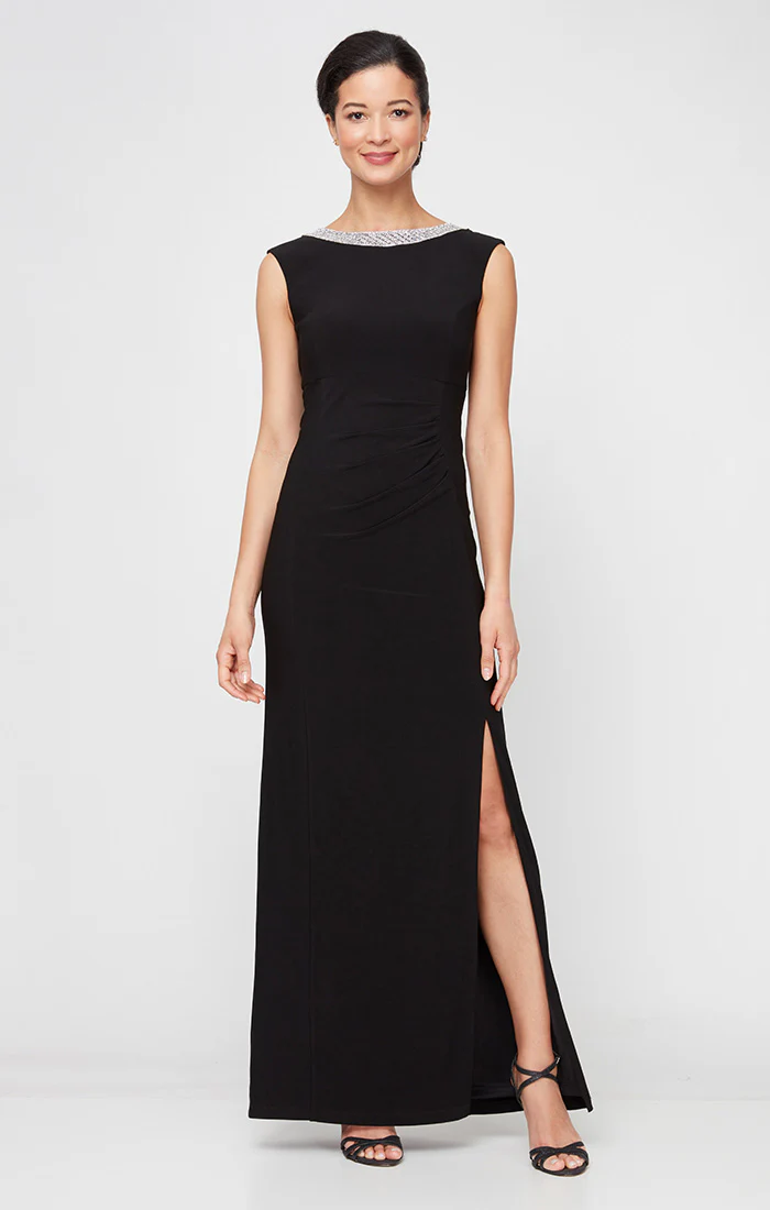 Petite Linda Jersey Column Gown - Image 4