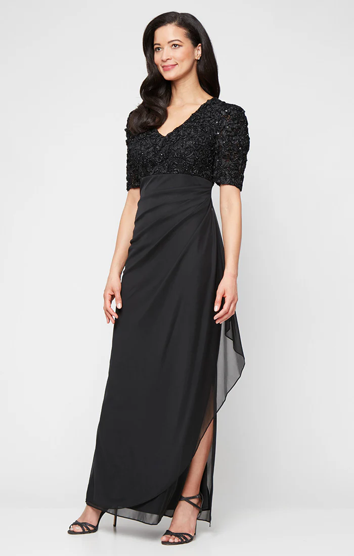 Petite Rebecca Puff Sleeve Detail Dress - Image 15