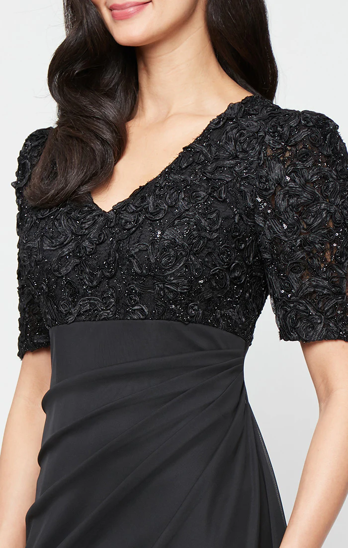 Petite Rebecca Puff Sleeve Detail Dress - Image 16
