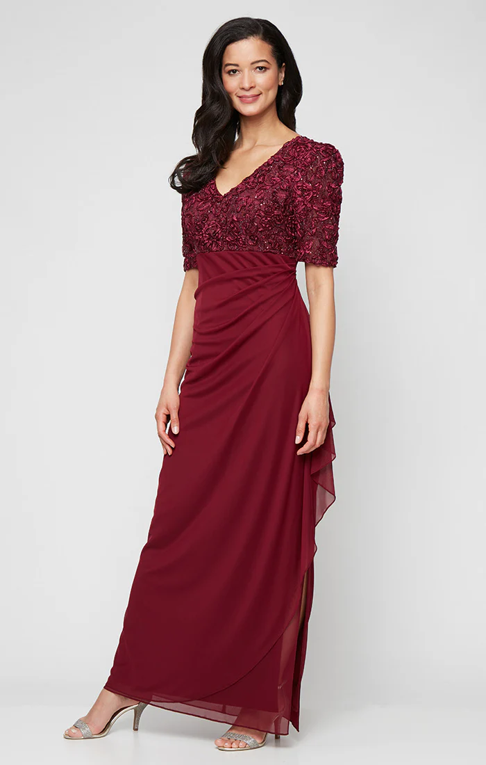 Petite Rebecca Puff Sleeve Detail Dress - Image 18