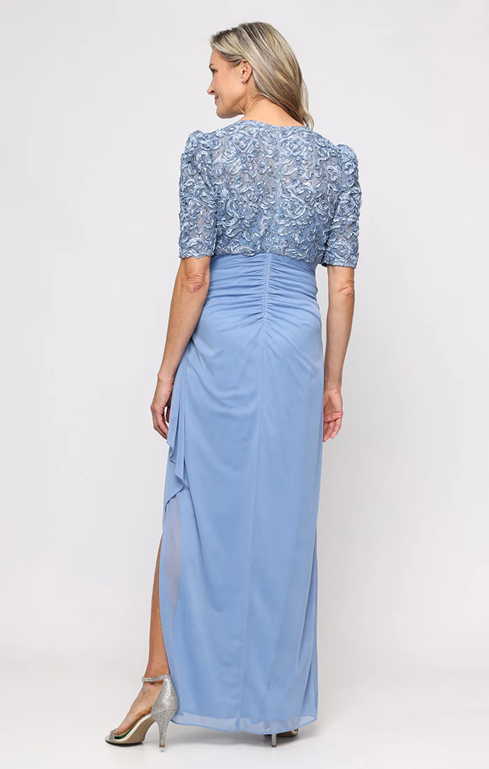 Petite Rebecca Puff Sleeve Detail Dress - Image 9