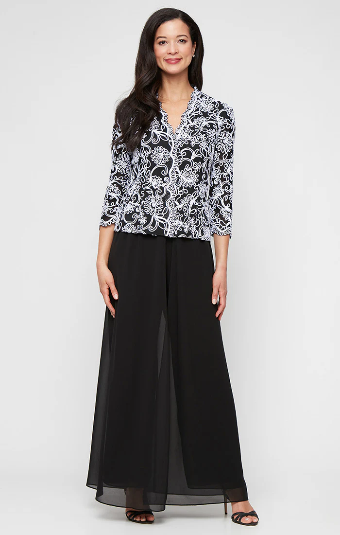 Petite Skirt/Pant Combination Bottom with Foldover Panel - Image 2