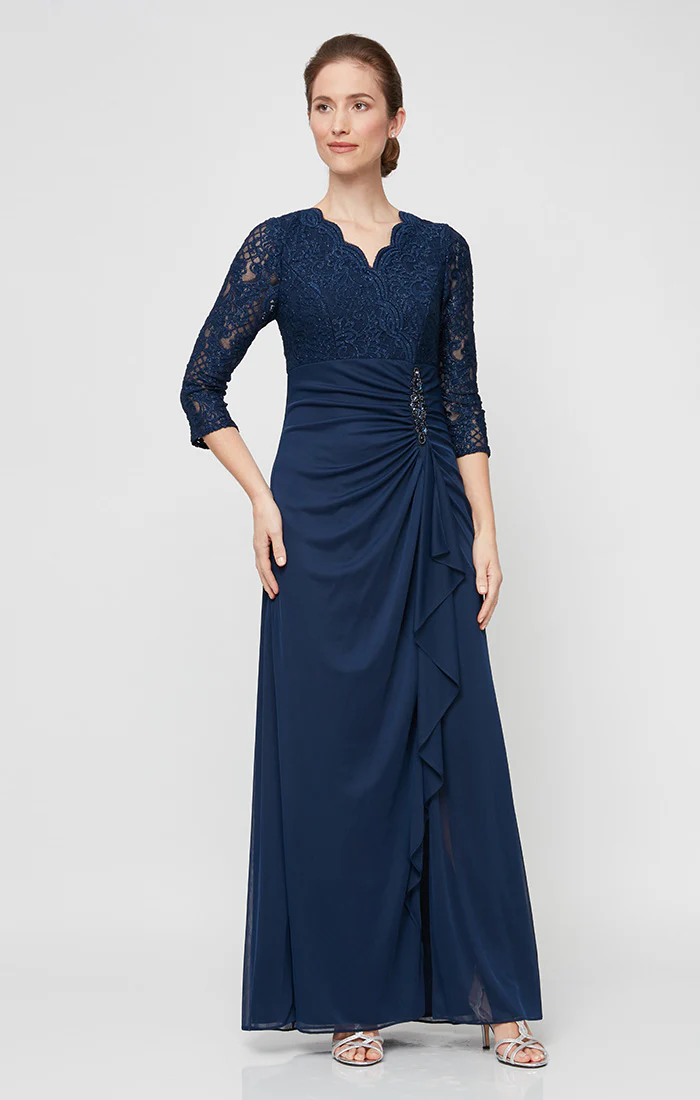 Petite - Victoria Empire Waist Gown