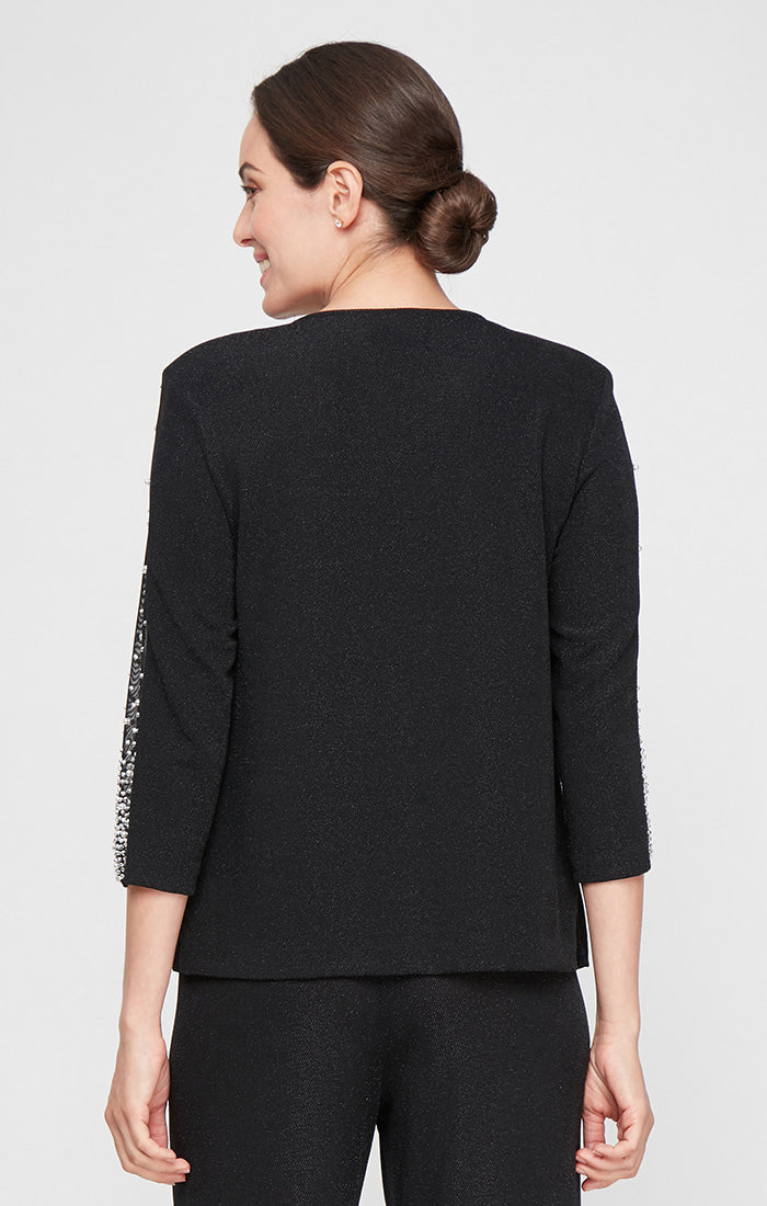 Plus Twinset with Heat Set Illusion Sleeves & Hook Neck Closure - Image 2