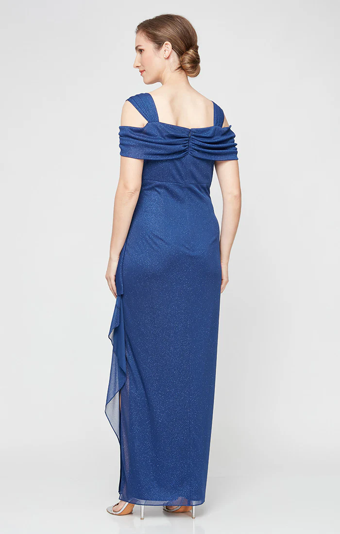 Plus - Hannah Glitter Mesh Gown - Image 5