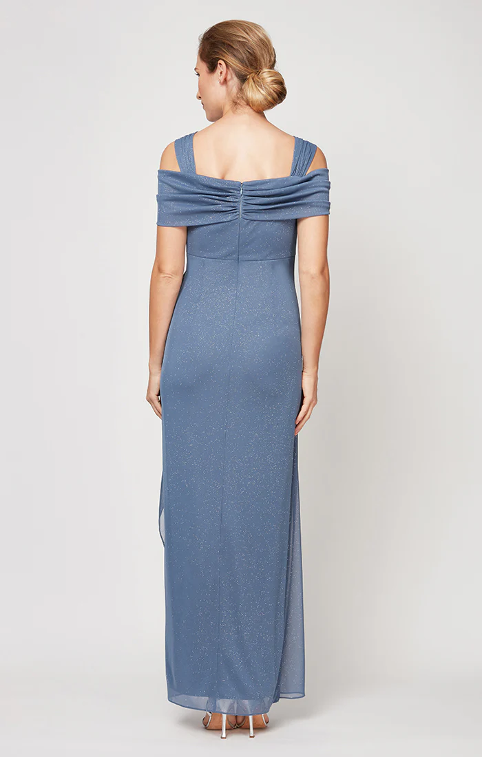 Plus Hannah Glitter Mesh Gown - Image 10