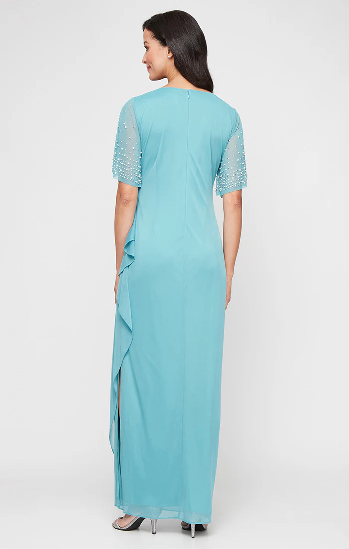 Plus - Layla Long Empire Waist Dress - Image 3