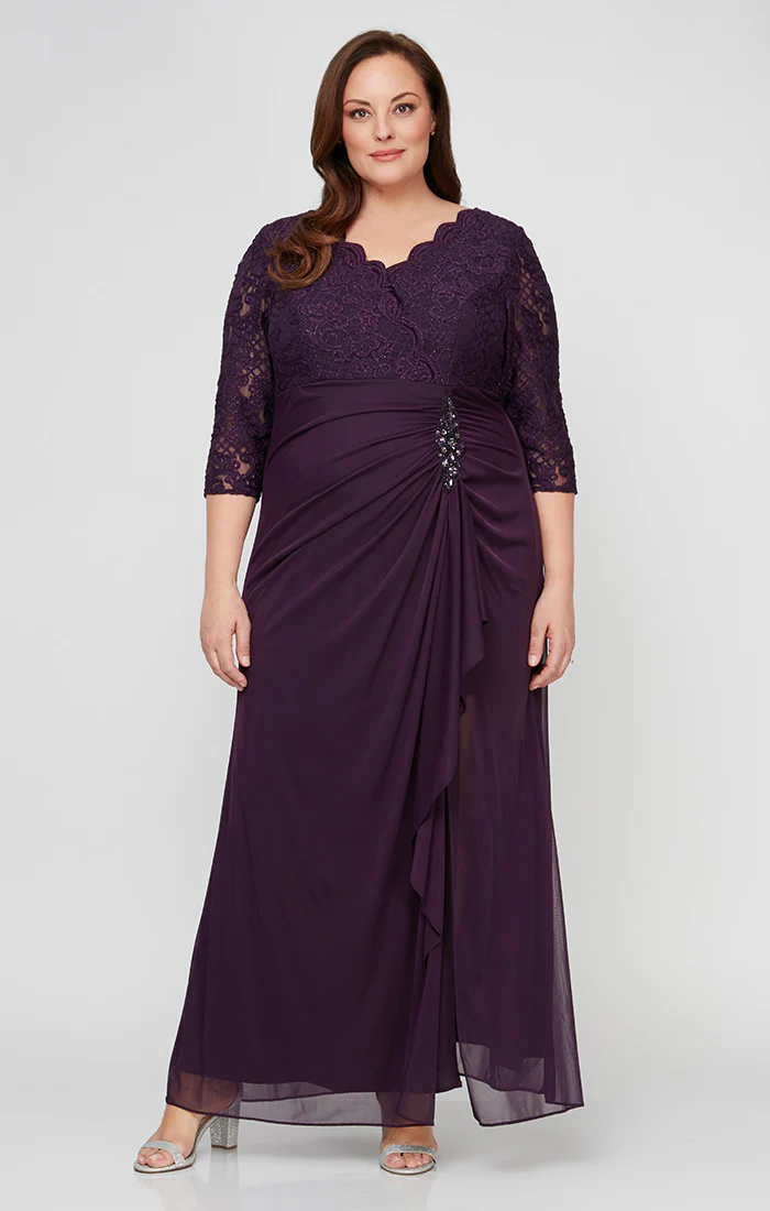 Plus Victoria Empire Waist Gown - Image 3