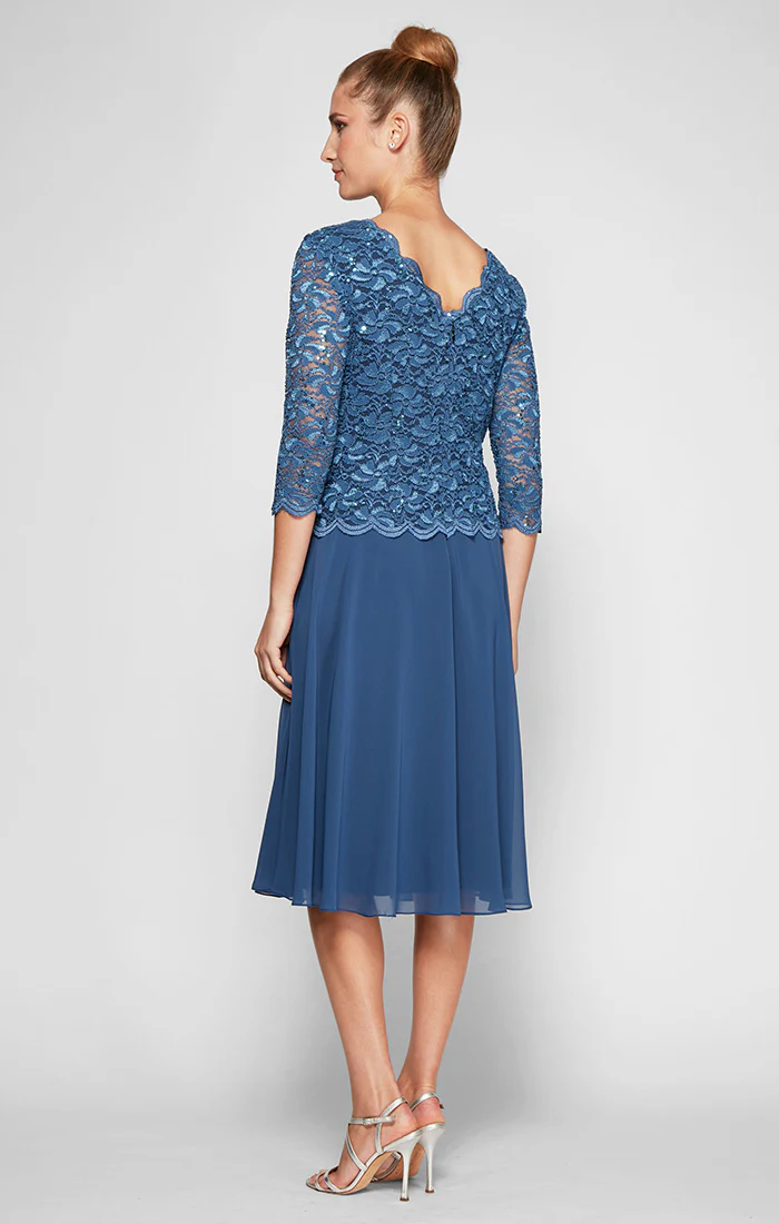 Plus Bella Sequin Lace Dress - Image 9