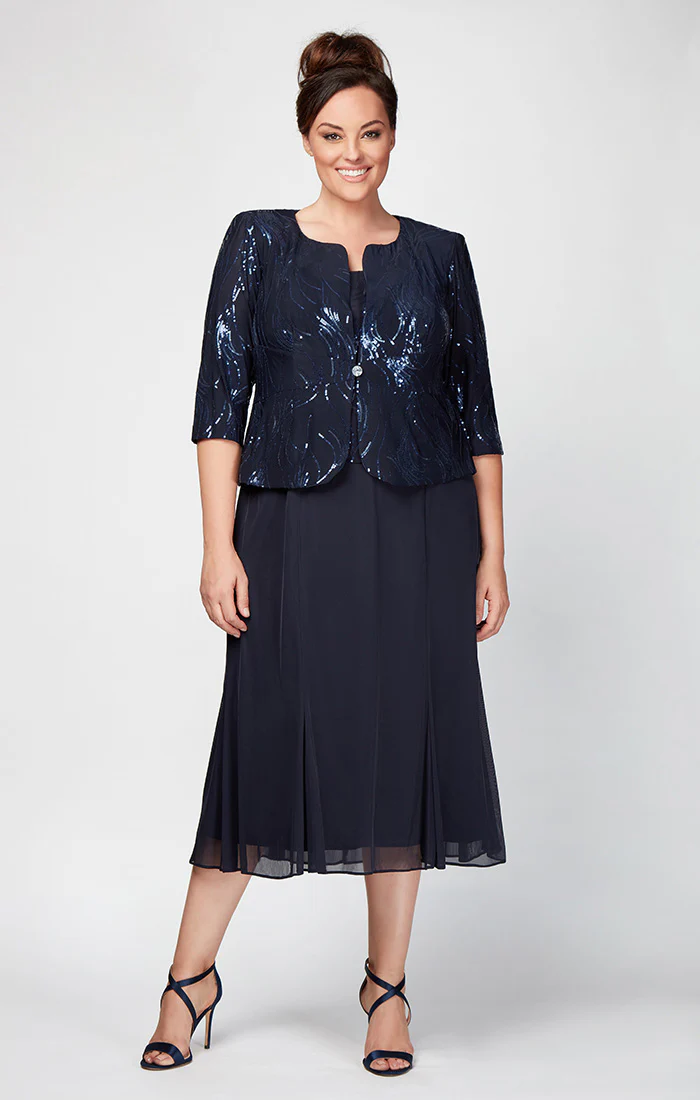 Plus Annabelle Godet Detail Firework Sequin Jacket Dress - Image 5