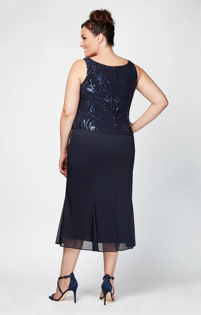 Plus Annabelle Godet Detail Firework Sequin Jacket Dress - Image 6