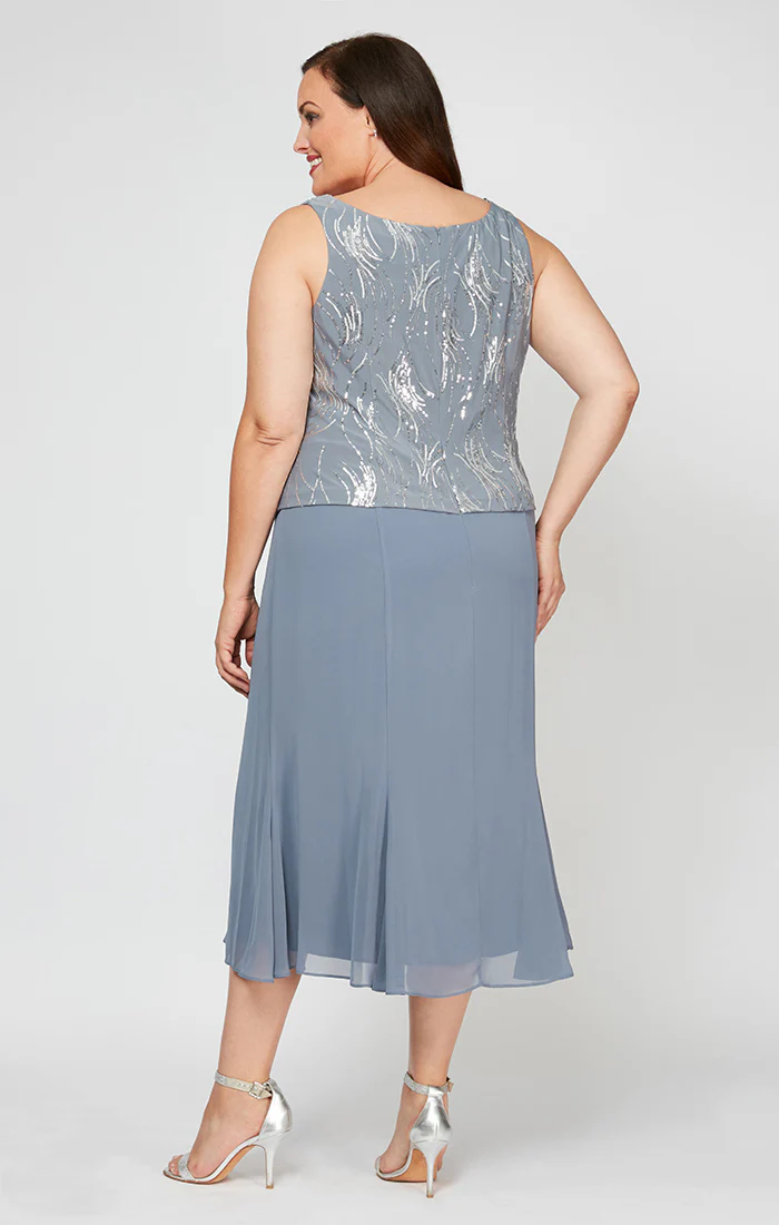 Plus Angela Firework Sequin Jacket Dress - Image 3
