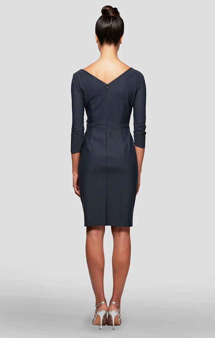 Regular - Diana Cascade Ruffle Sheath Contour Dress - Image 2