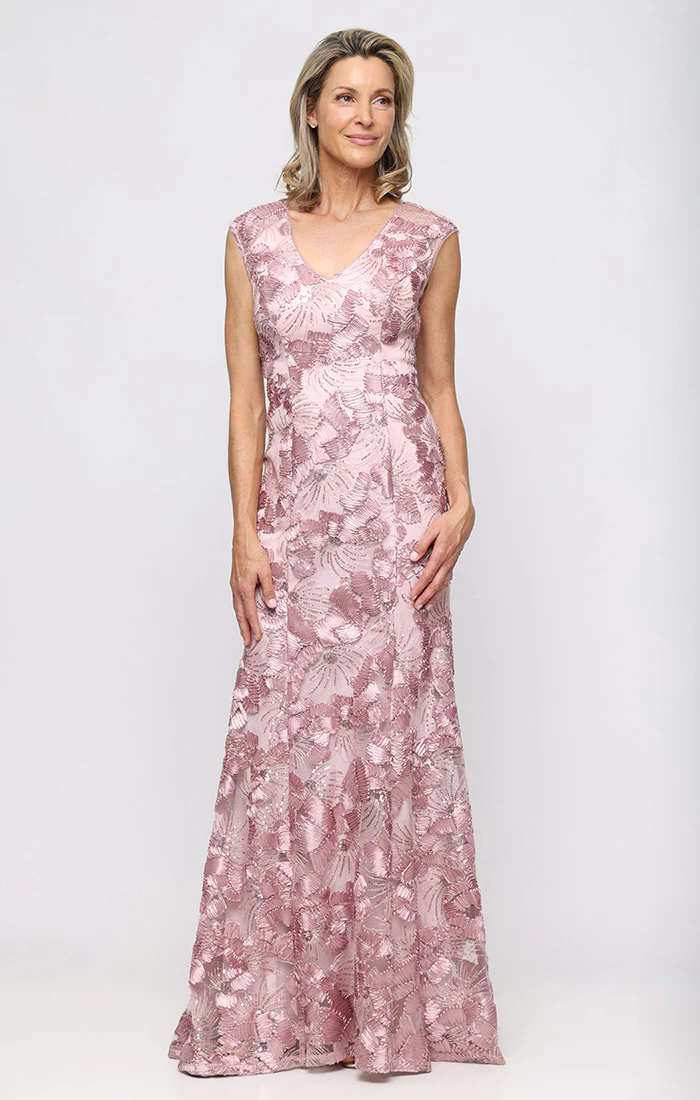 Regular - Francie Soutache Lace Gown