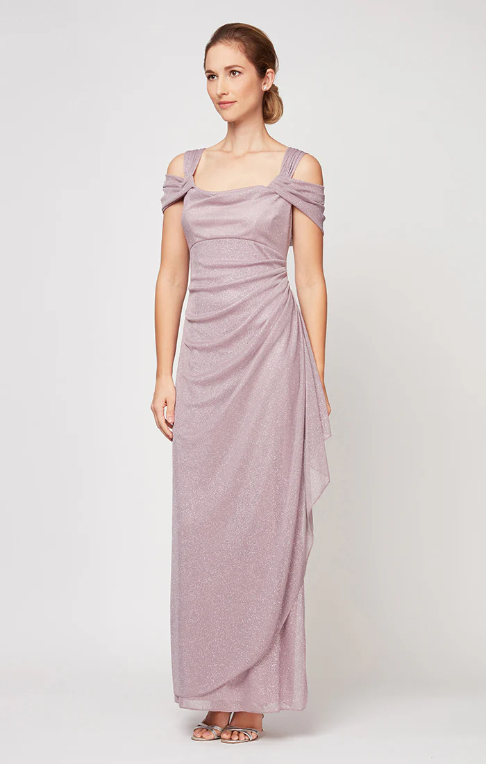 Regular - Hannah Glitter Mesh Gown - Image 3