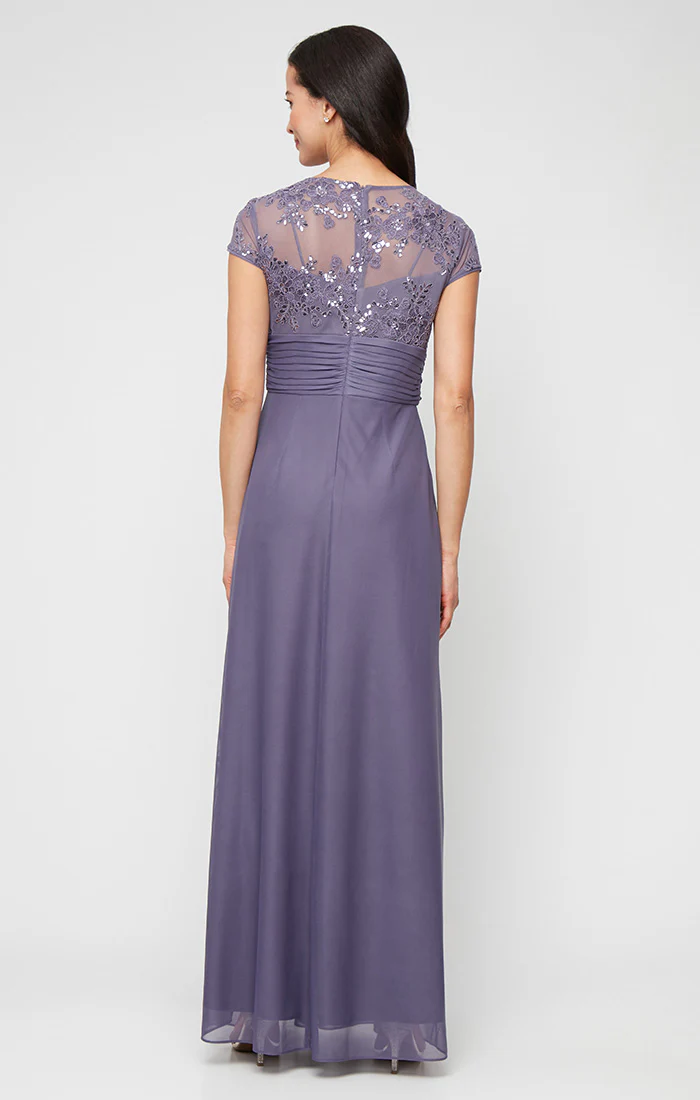 Regular - Paula Surplice Neckline A-Line Dress - Image 3