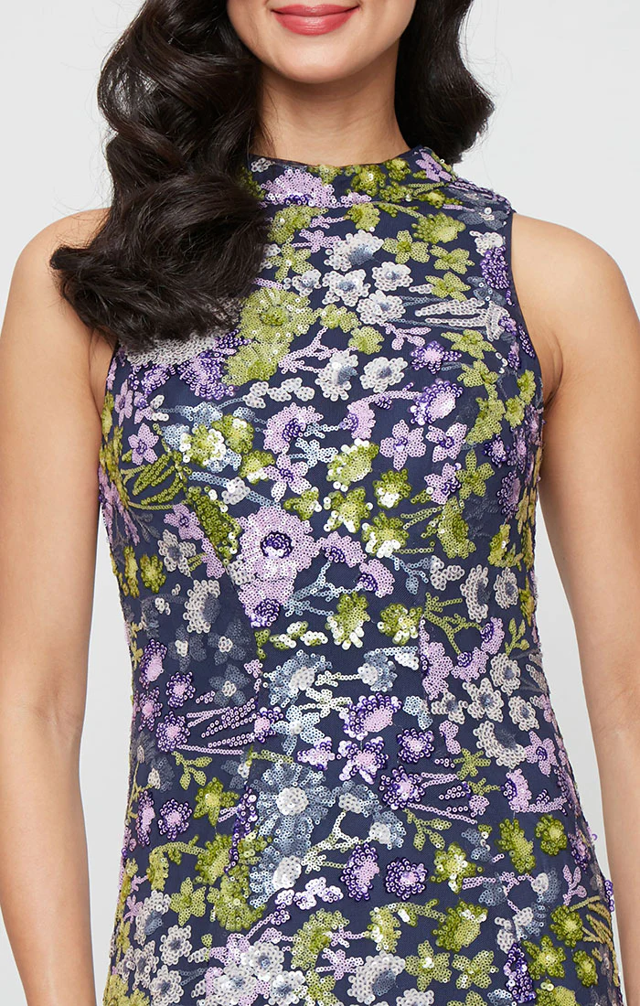 Regular - Phoebe Floral Sequin Gown - Image 2