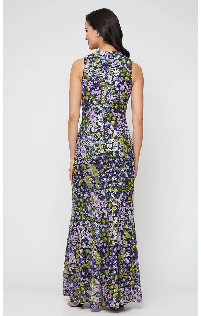 Regular - Phoebe Floral Sequin Gown - Image 3