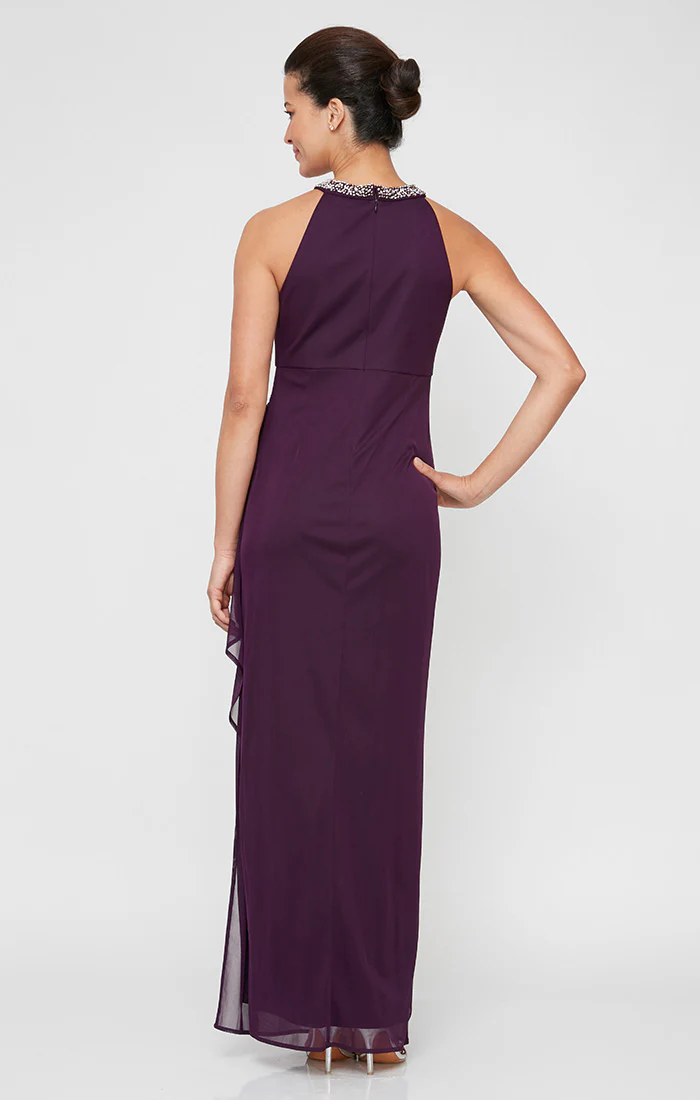 Regular - Alexandra Beaded Halter Dress - Image 3