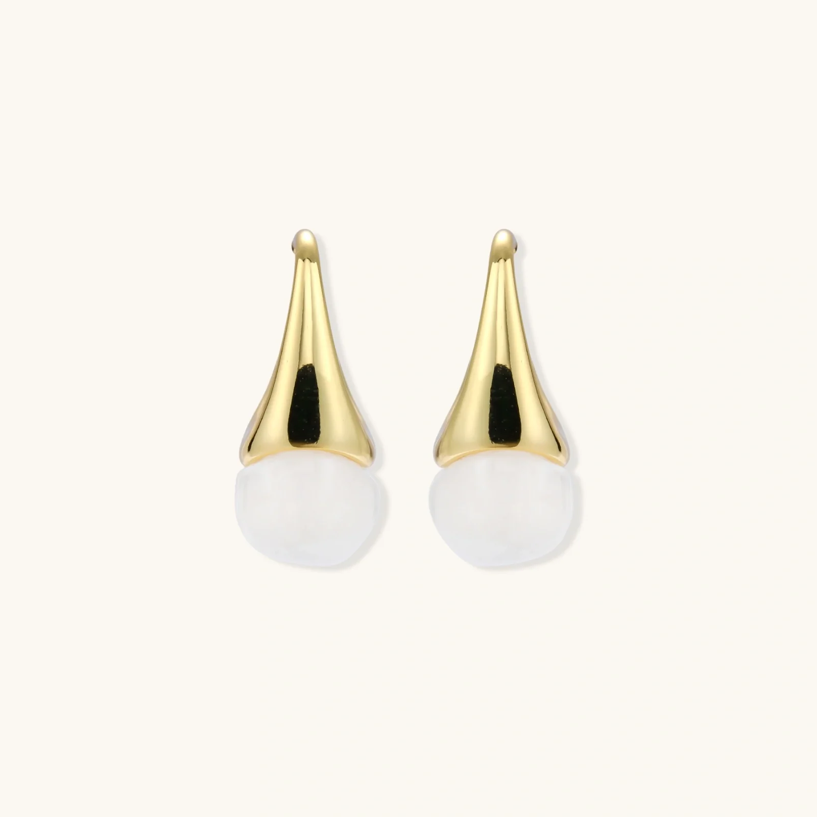 Sculptural Cone Hoops - Image 4