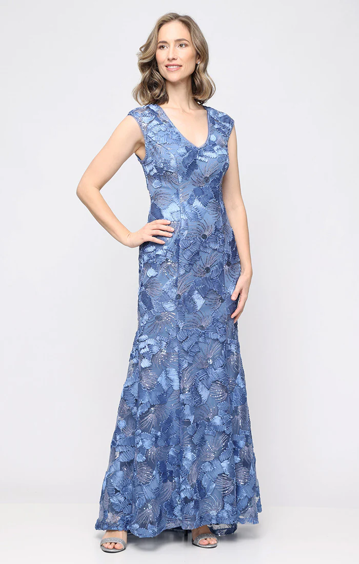 Regular - Francie Soutache Lace Gown