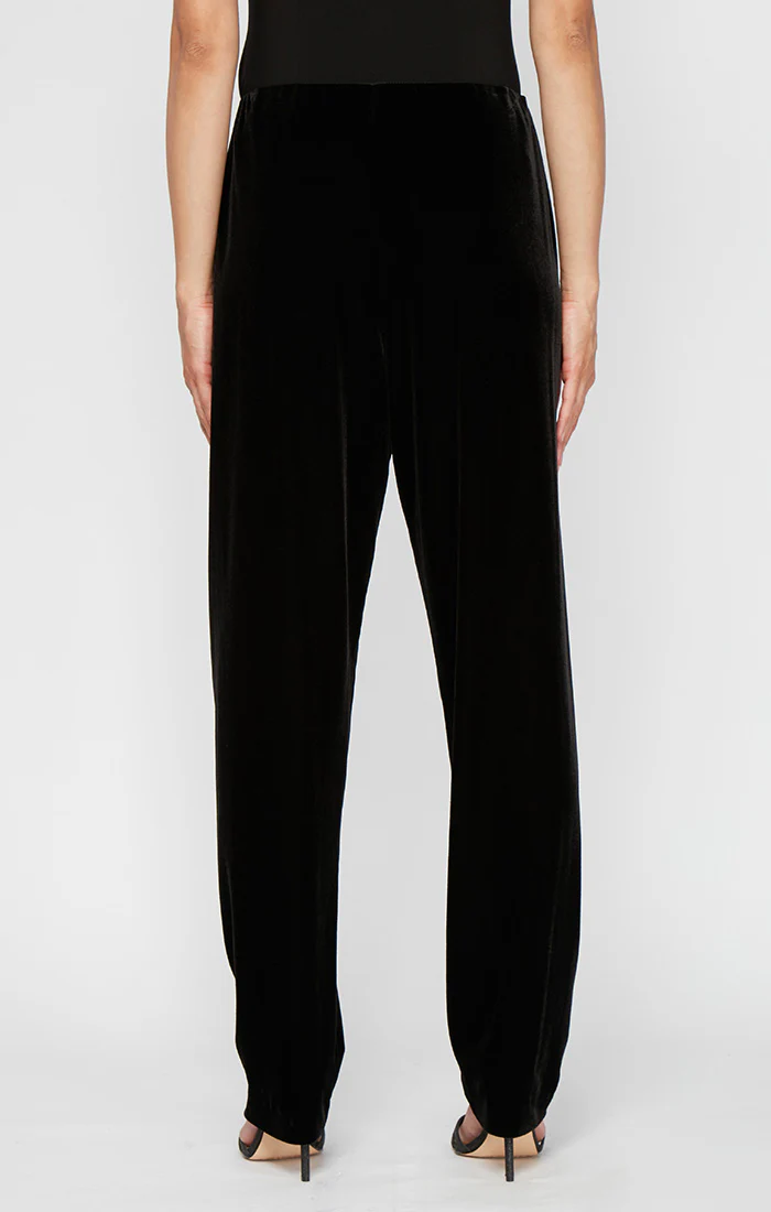 Slim Leg Pant With Elastic Waist - Image 2