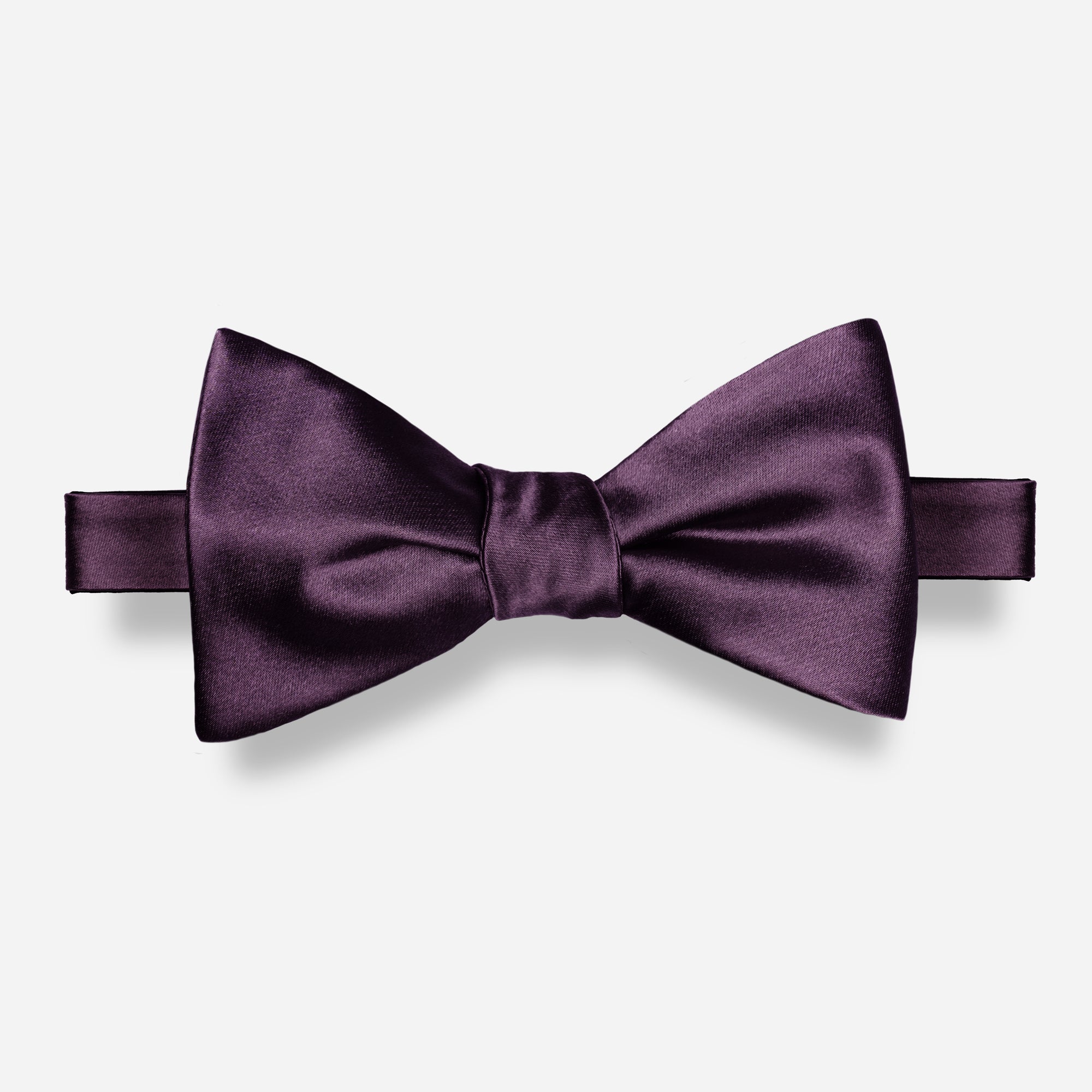 Solid Satin Bow Tie - Image 13