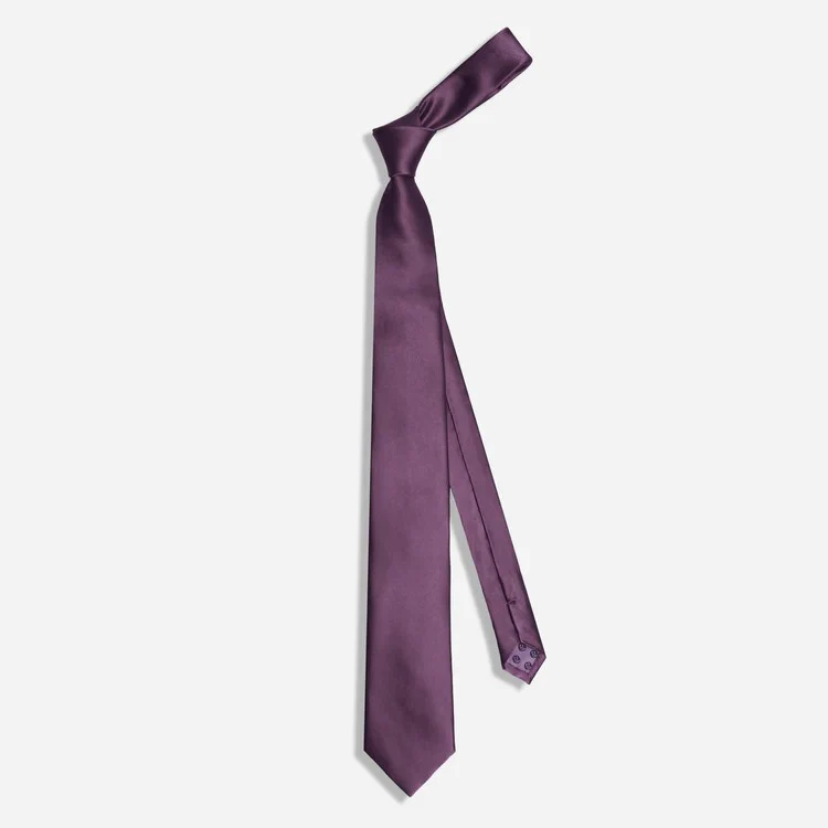Solid Satin Tie - Image 10