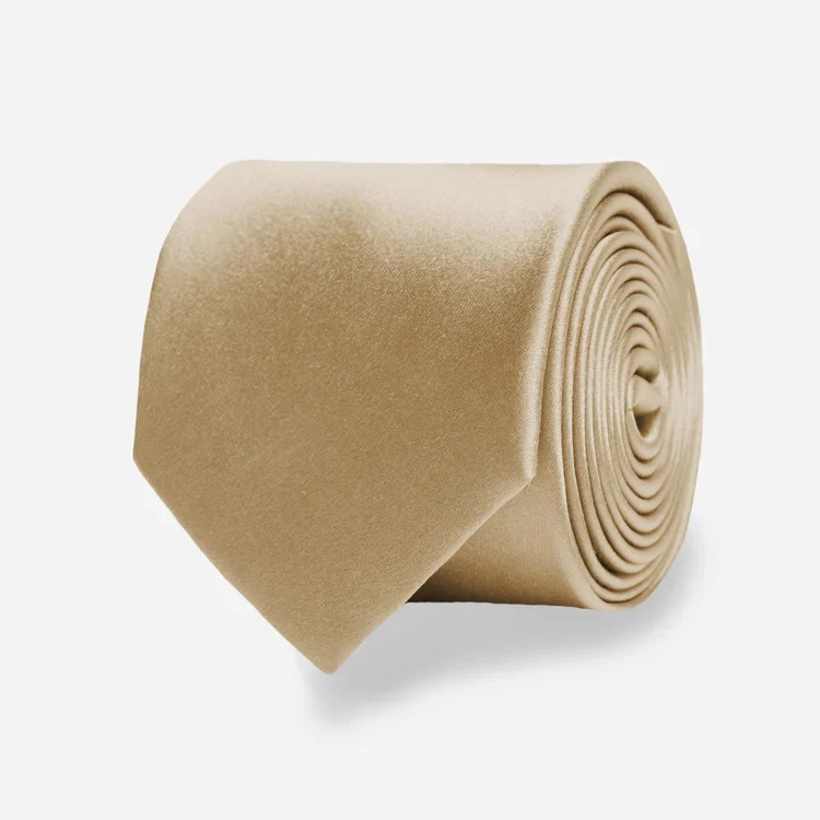 Solid Satin Tie - Image 5