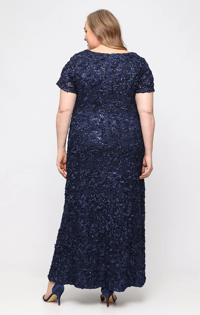 Plus Tiffany Soutache Sequin Lace Dress - Image 3