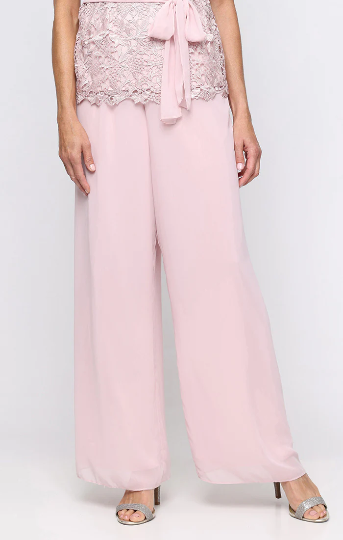 Straight Leg Chiffon Pant - Image 7
