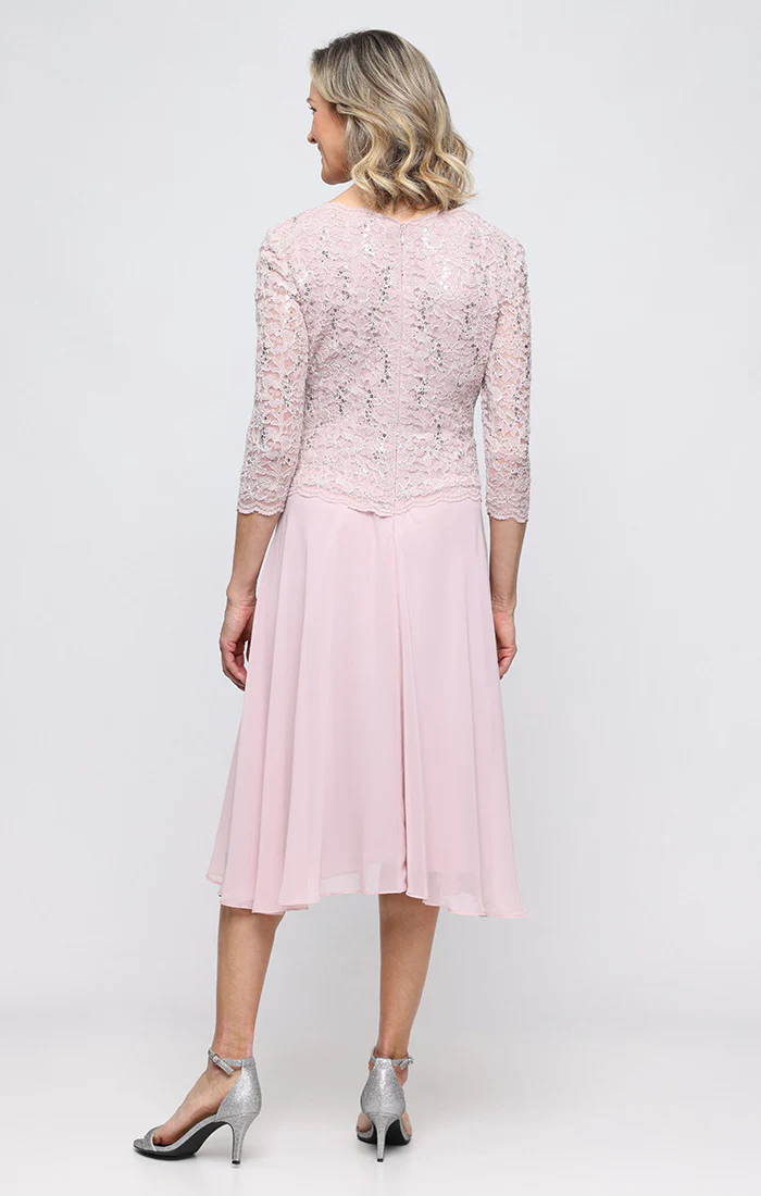 Bella Sequin Lace Dress - Image 6