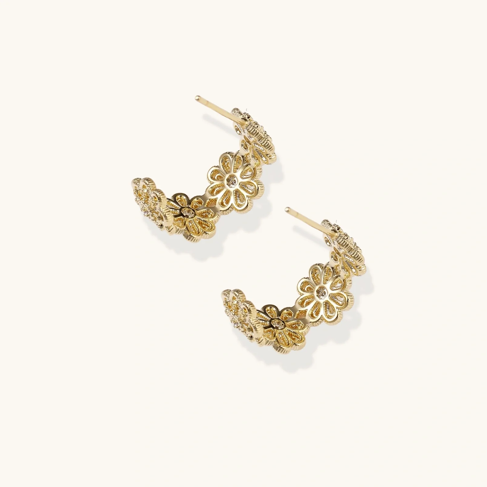 Bloom Filigree Hoops - Image 3