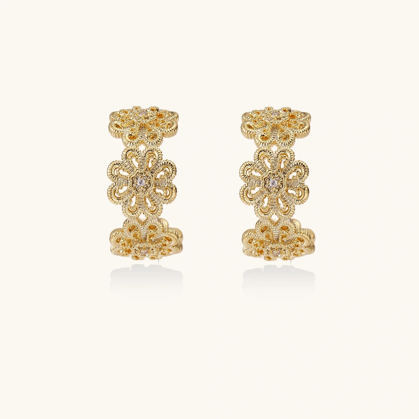 Bloom Filigree Hoops - Image 4