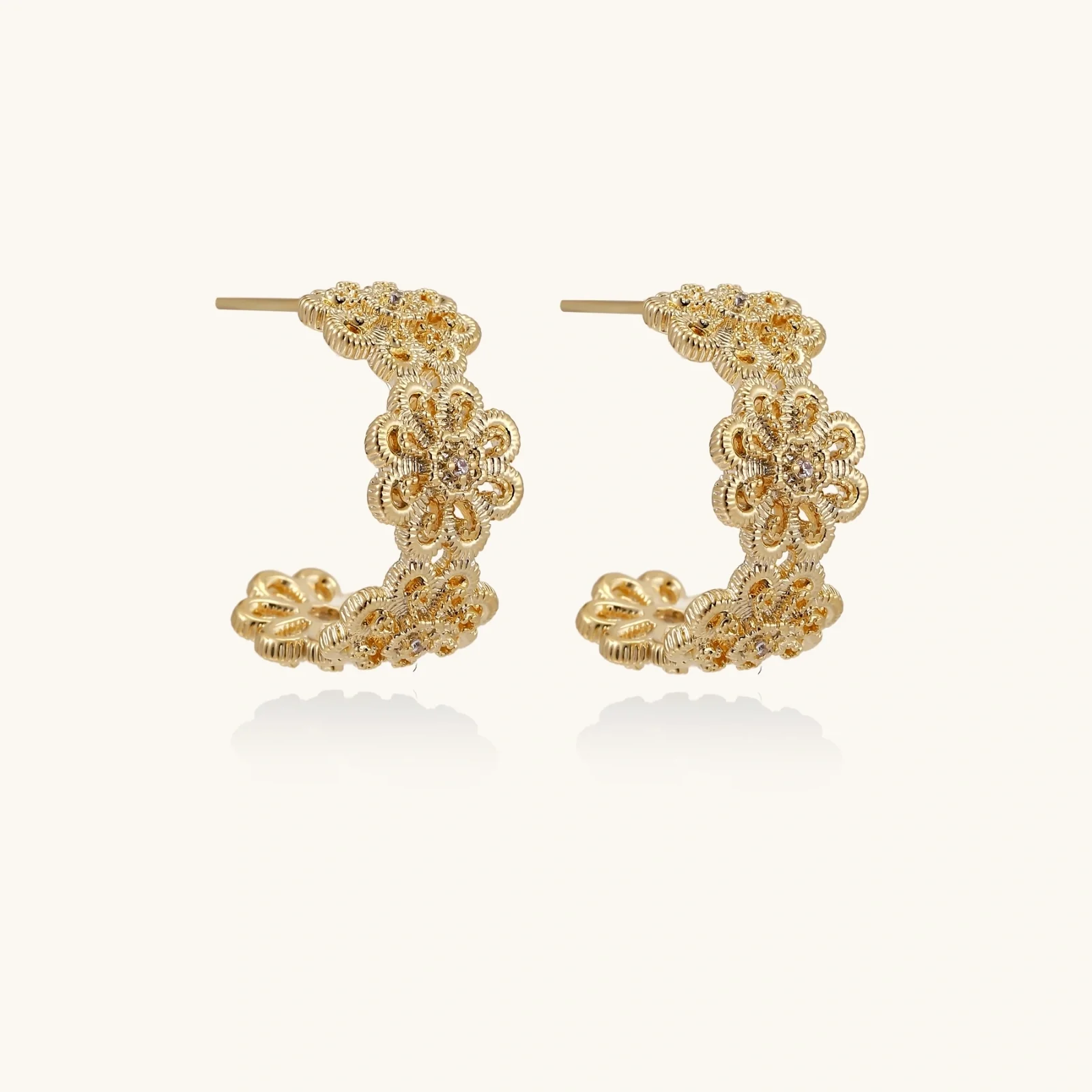 Bloom Filigree Hoops - Image 5