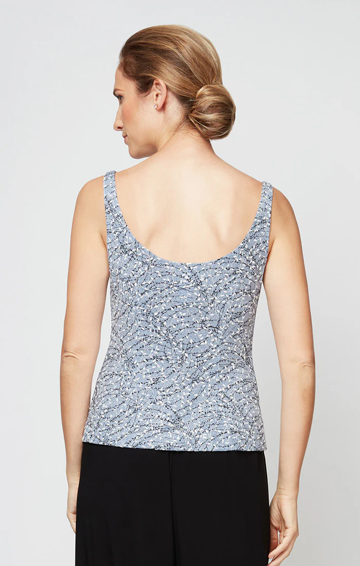 Petite Glitter Knit Mandarin-Collar Twinset - Image 4
