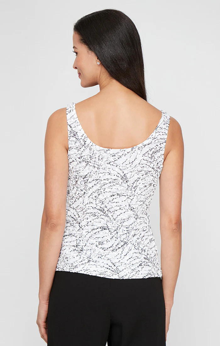 Glitter Knit Mandarin-Collar Twinset - Image 12