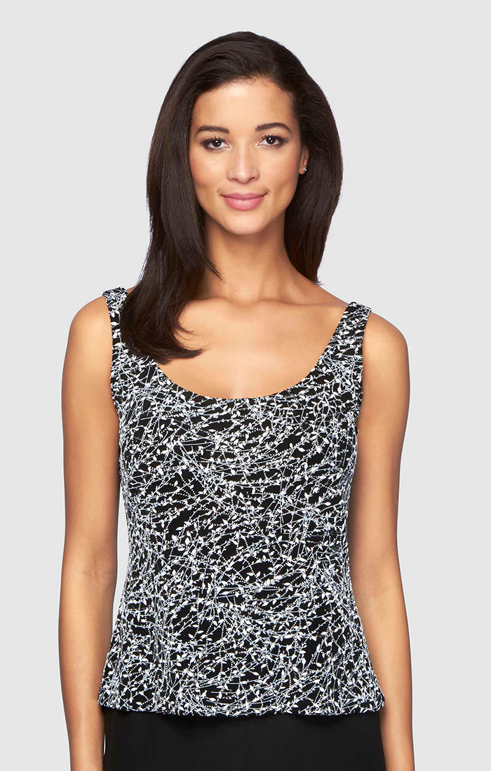 Glitter Knit Mandarin-Collar Twinset - Image 8