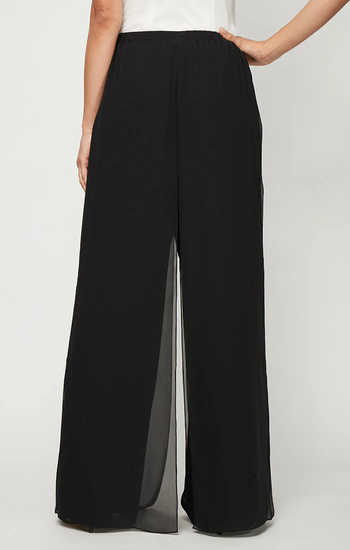 Chiffon Wide-Leg Carwash Pant - Image 2